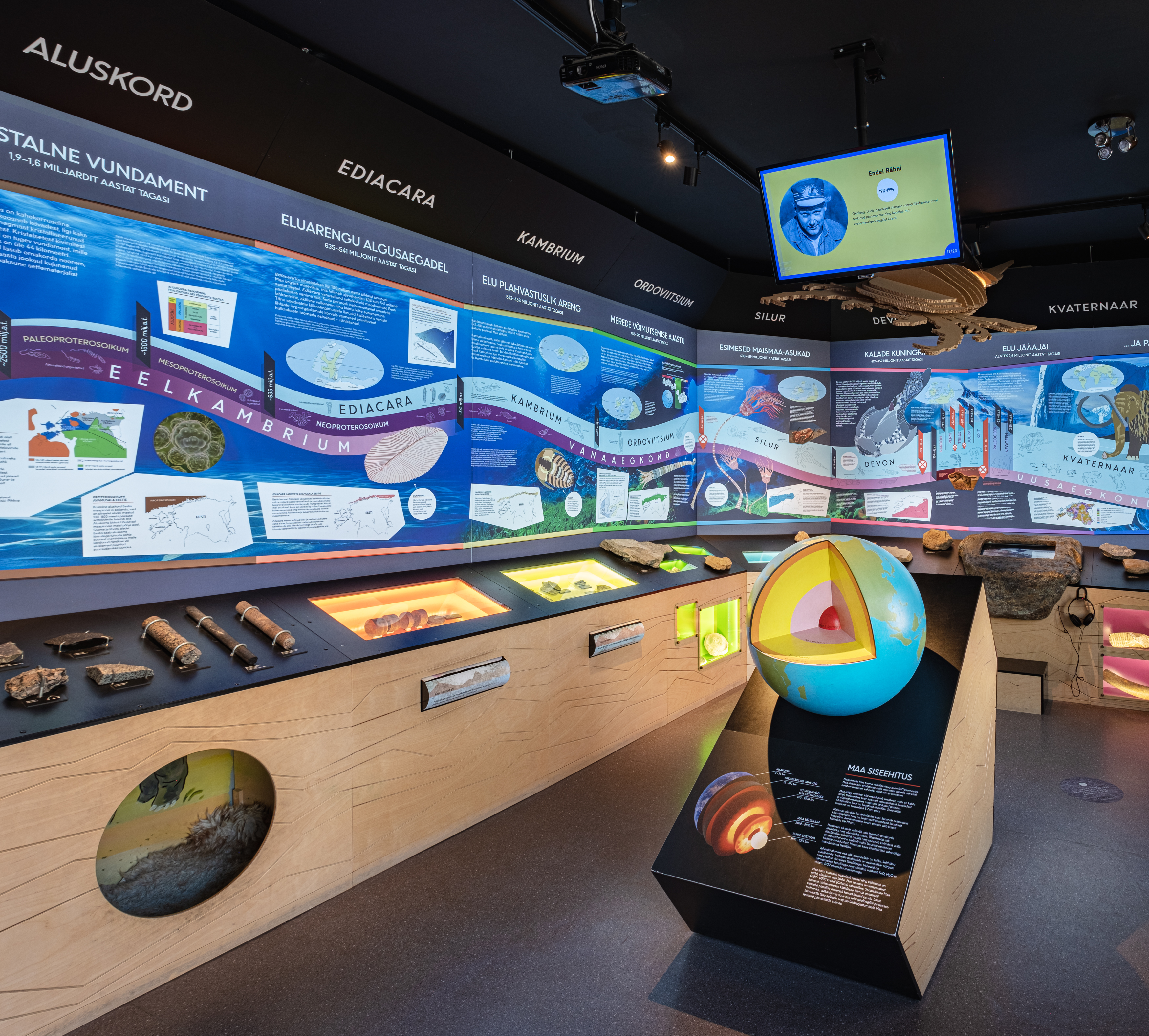 Geoloogia saal Eesti Loodusmuuseumis