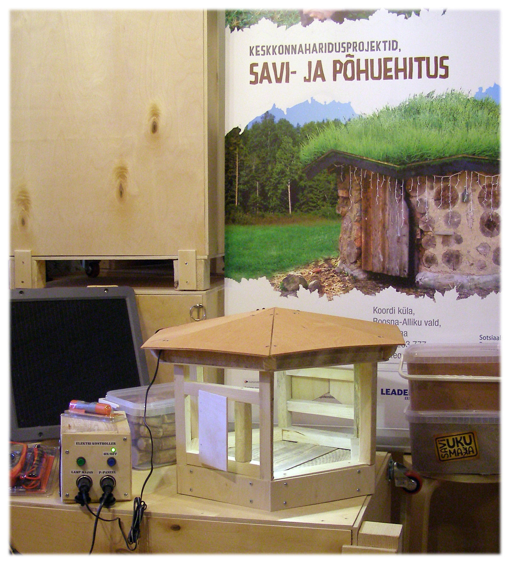 Õppevahendi komplekt savimaja