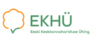 Eesti keskkonnahariduse ühing logo oranži muraka piirjoontega