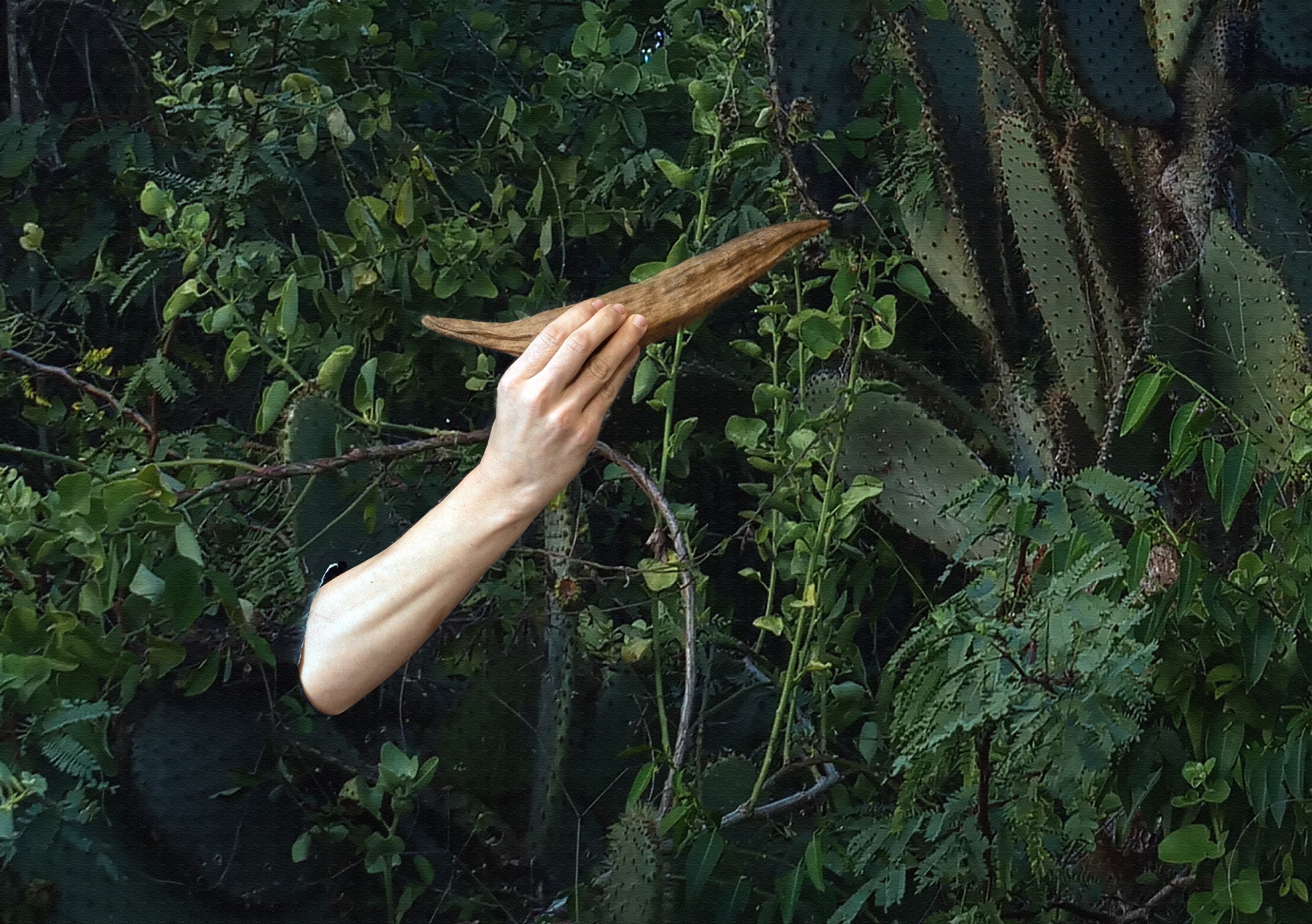 Foto: Manipulations (autoportrait), detail Photography, 2020. Justine Blau