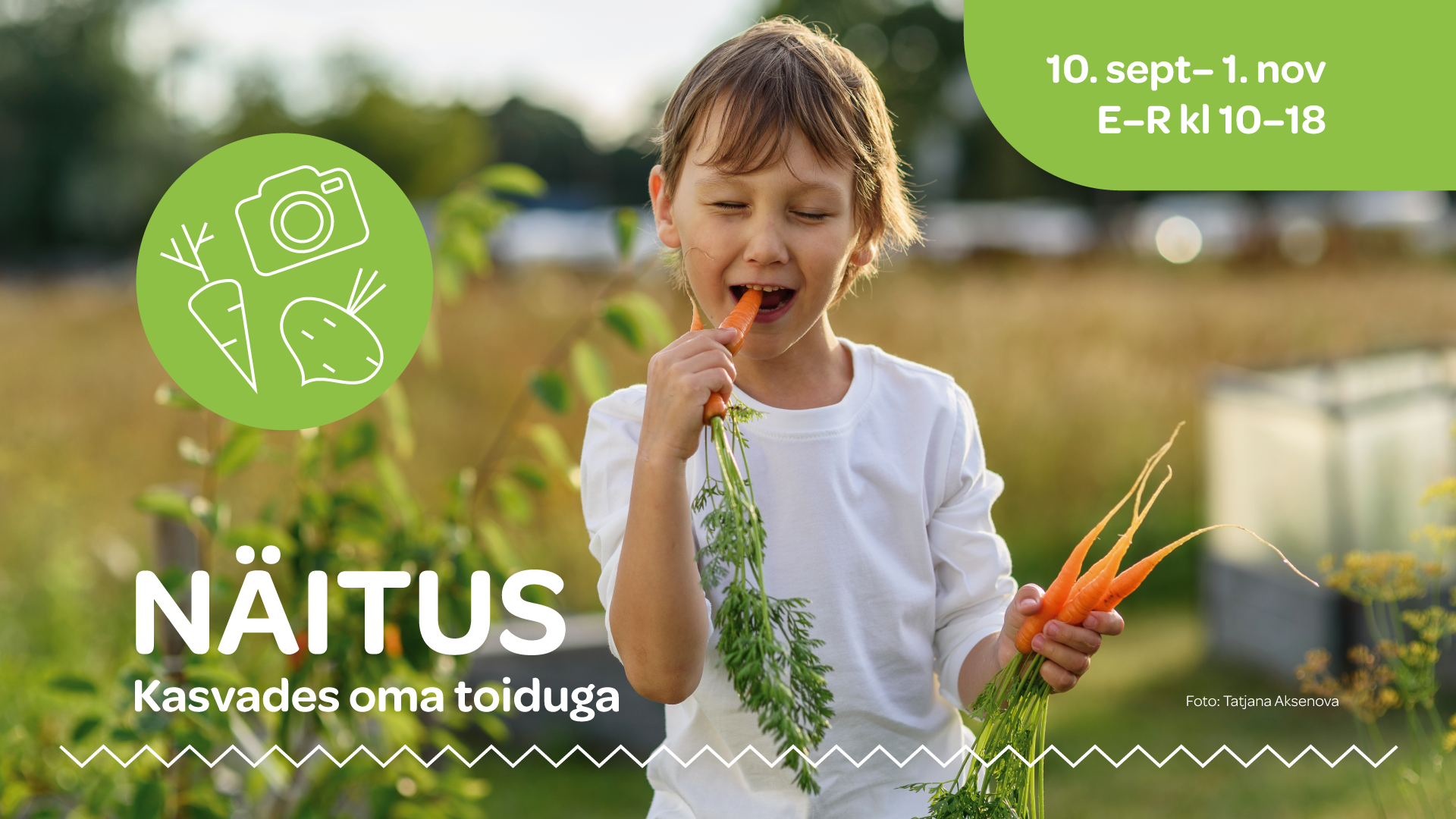 kasvades oma toiduga