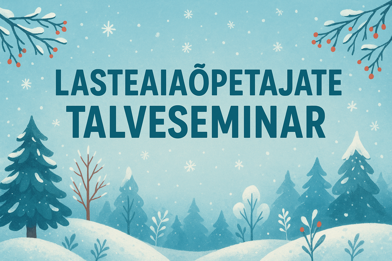 Lasteaiaõpetajate talveseminar 2026