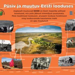 Looduskaitsekuu plakat soode kasutamise muutustest 2022