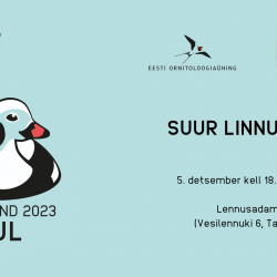 Sinisel taustal on kolm logo ja tekstid